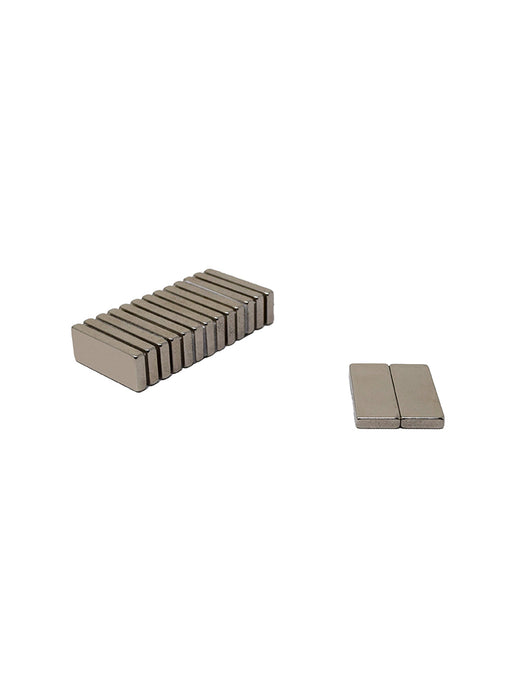 Zinc Plated N35 Neo Magnet 25x10x3mm