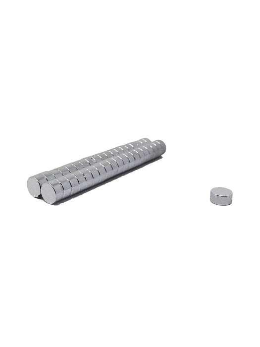 Round Circle Zinc Plated N35 Neodymium Magnet 10mm x 5mm