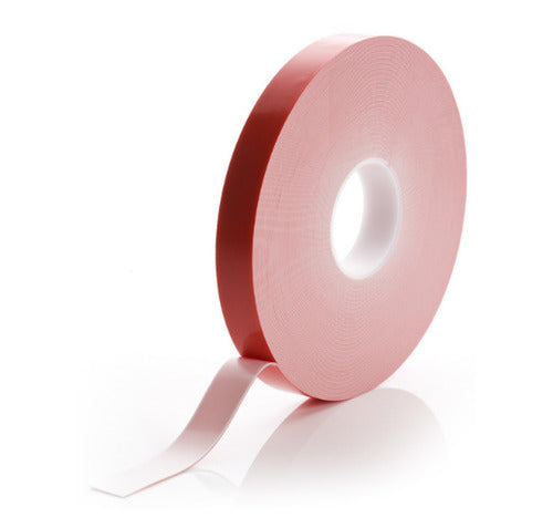 Double sided white acrylic gel foam tape 12mm x 1mm x 33m