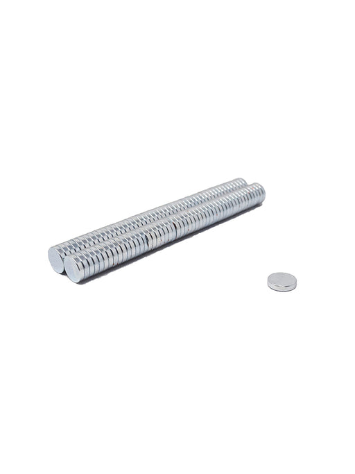 Zinc Plated N35 Neo Magnet 9.5mmx2mm R/L