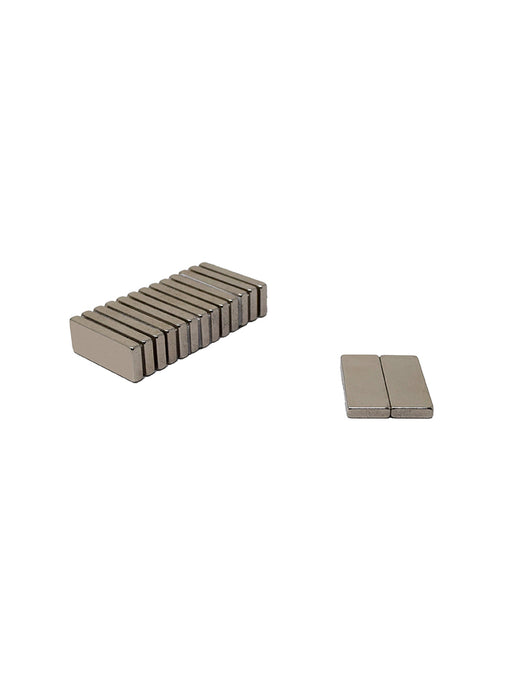 Zinc Plated N35 Neo Rectangle bar Magnet 25mm x 10mm x 3mm
