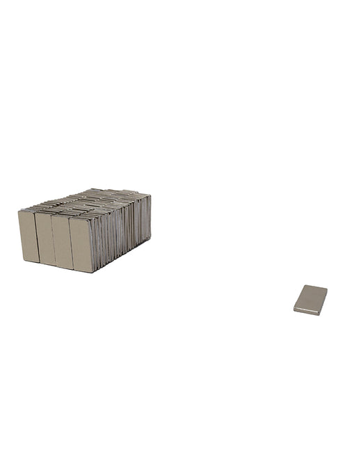 Rectangle Bar Neo Magnet Zinc Plated N35 Magnet 25mm x 10mm x 1.5mm