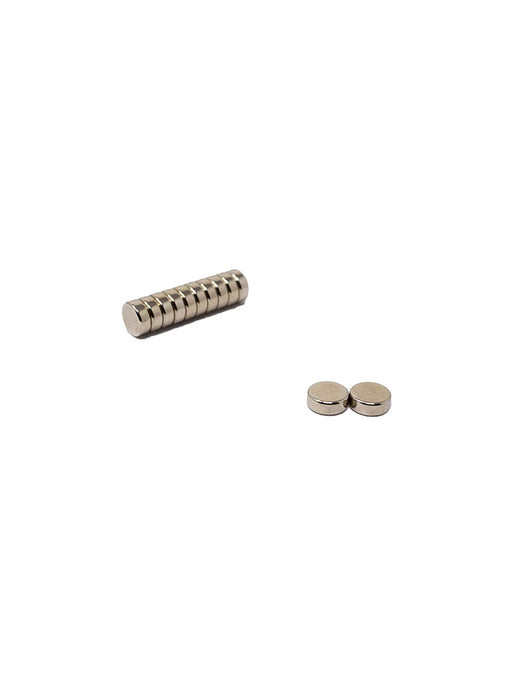 Round circle disc neodymium magnet Zinc Plated N35 8mm diameter x 3mm thickness