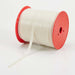 A roll of white silicone edge premium tape used for fabricating tension fabric displays, with a red core visible.
