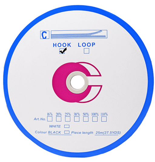 image of hook and loop roll packaging 